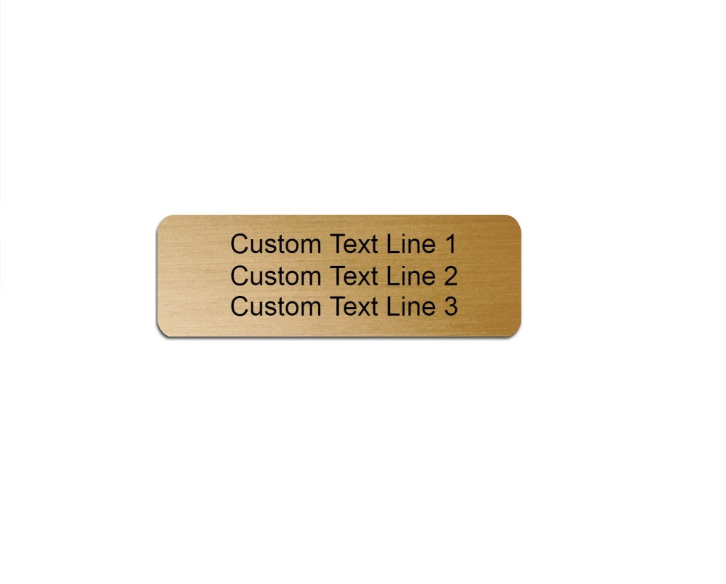 Custom Name Plate Design Version 1