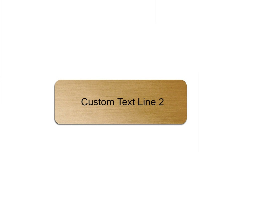 Custom Name Plate Design Version 1