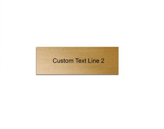 Custom Name Plate Design Version 1