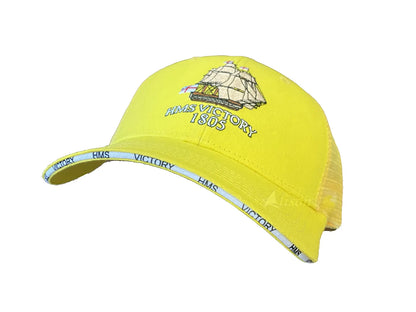 HMS Victory Embroidered Cap in Yellow by Alison