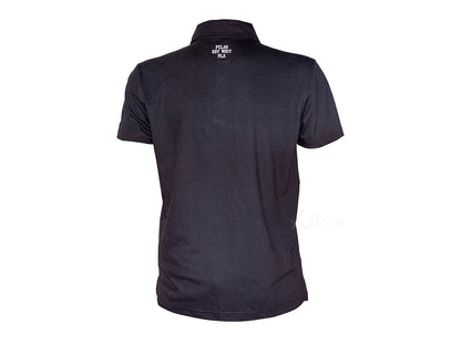 Hemingway Pilar Black w. Green & Red Stripes Regular Fit Polo Shirt by Alison Nautical