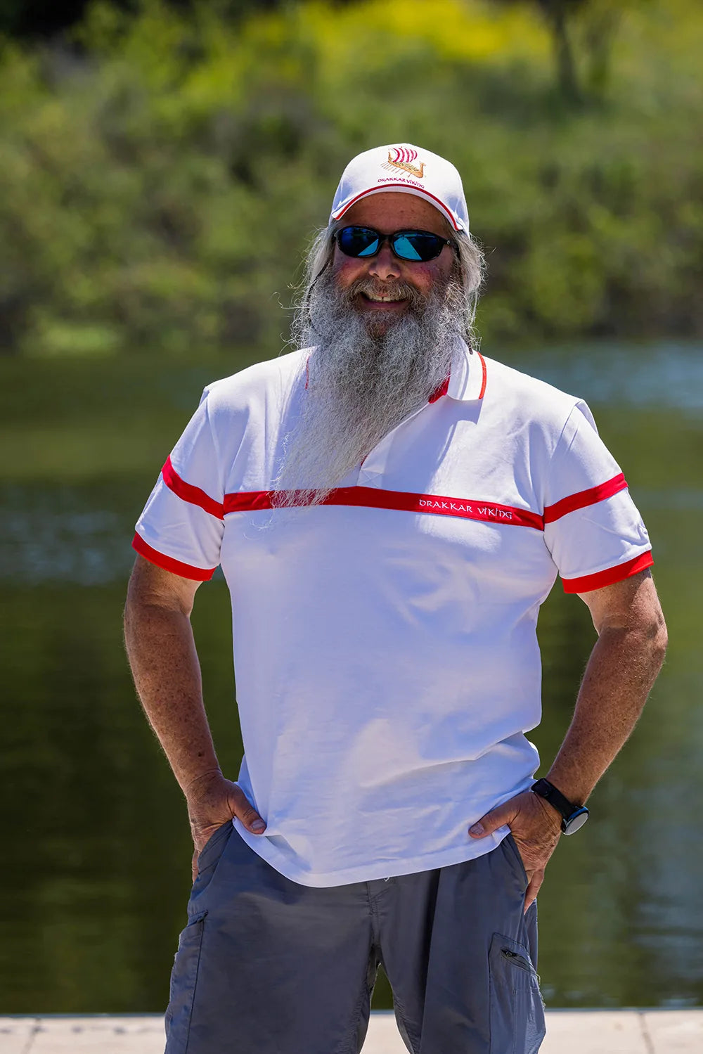 Drakkar Viking Regular Fit Polo Shirt by Alison Nautical