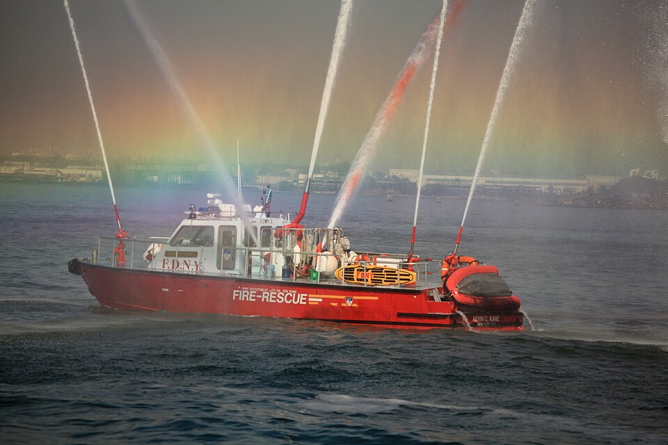 Kevin C. Kane Fireboat 36 Inches Ship Model