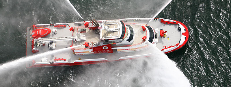 Three Forty Three (Ranger 4200-class fireboat) 30 Inches Ship Model