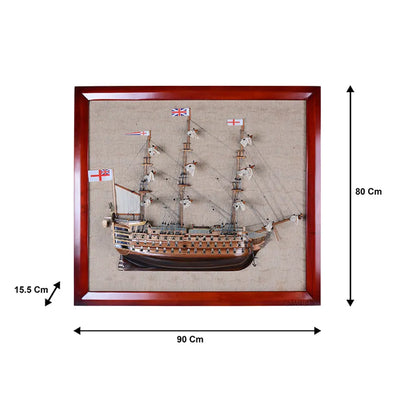 HMS Victory Half - Ship 33 Inches L