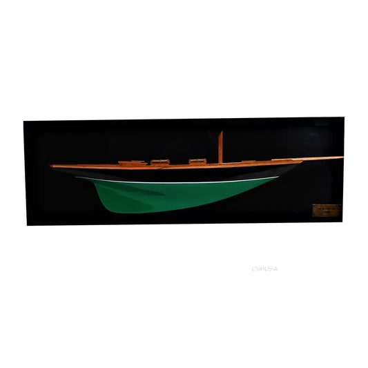 Pen Duick Half-Hull Scaled Model Boat Yacht Handmade