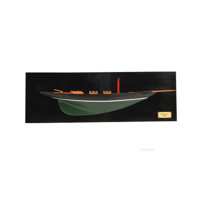 Pen Duick Half-Hull Scaled Model Boat Yacht Handmade