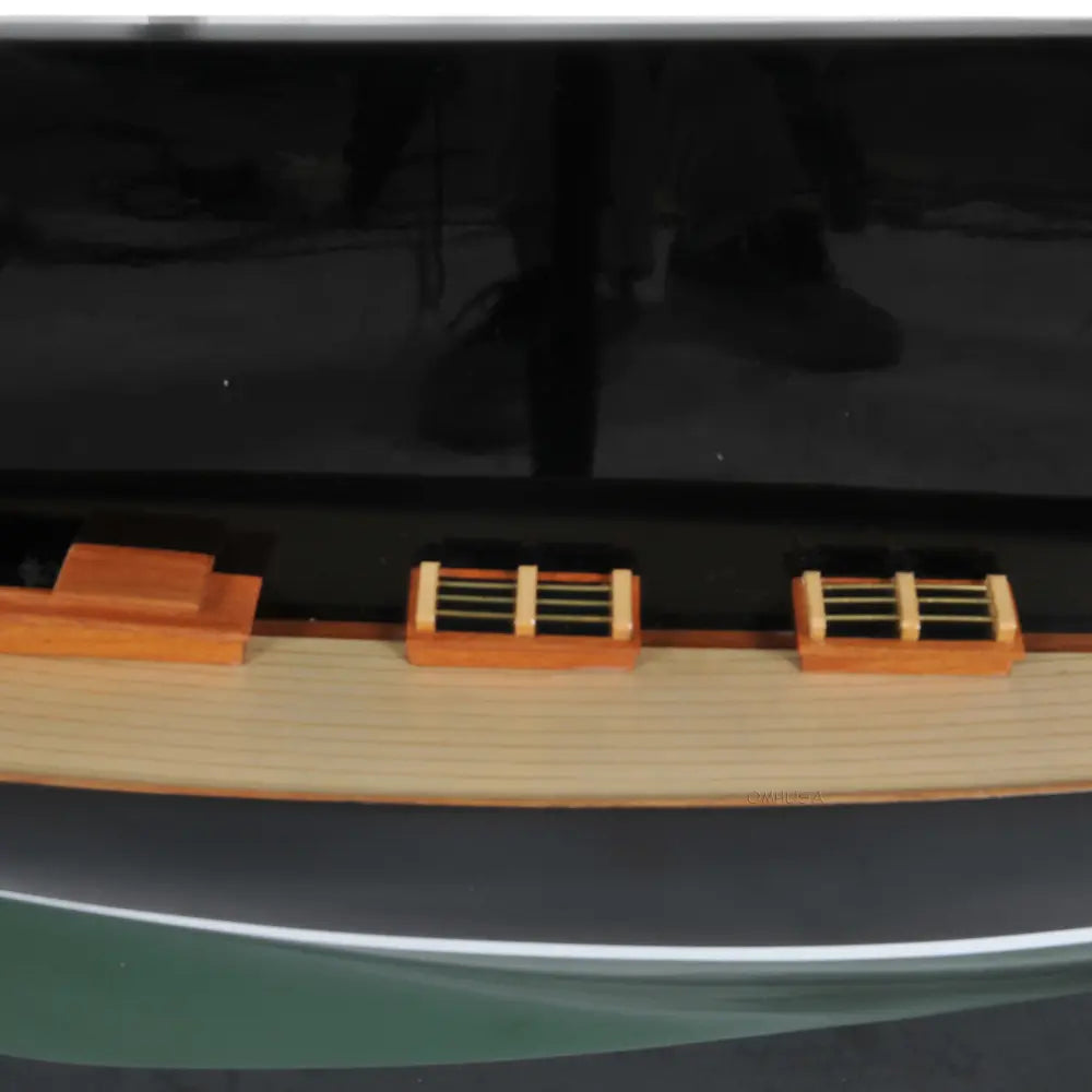 Pen Duick Half-Hull Scaled Model Boat Yacht Handmade