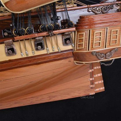 USS Constitution Half-Ship 35 Inches L