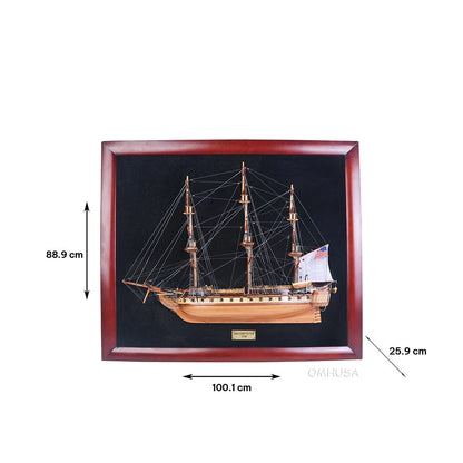 USS Constitution Half-Ship 35 Inches L