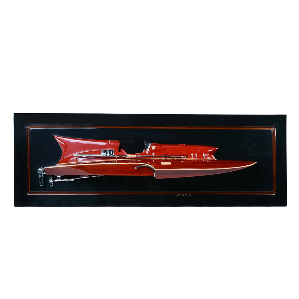 Ferrari Hydroplane Half-Hull 39 Inches L