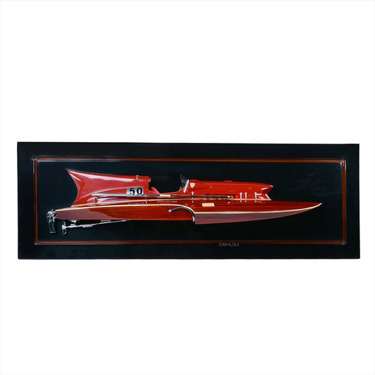 Ferrari Hydroplane Half-Hull 39 Inches L