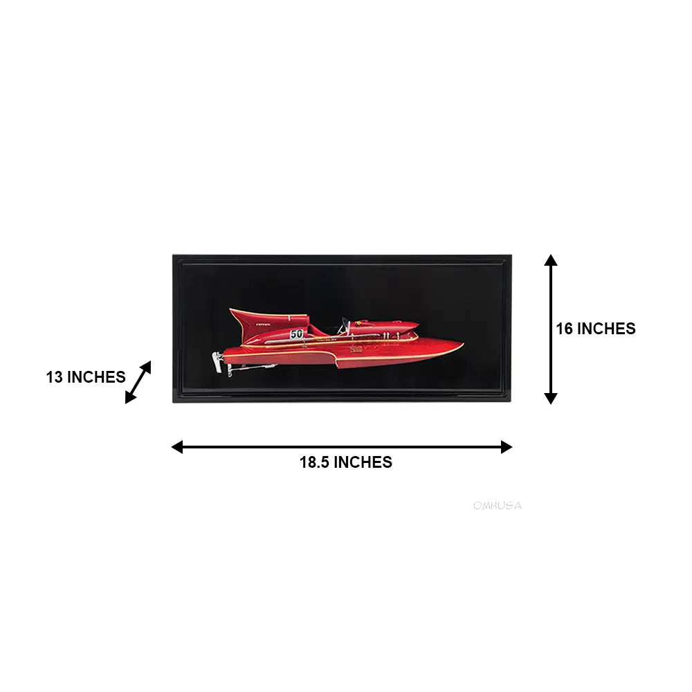 Ferrari Hydroplane Half Hull