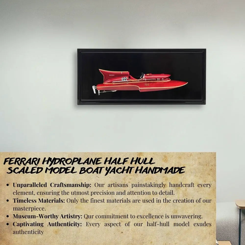 Ferrari Hydroplane Half Hull