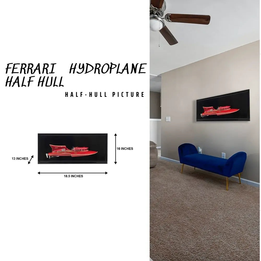 Ferrari Hydroplane Half Hull