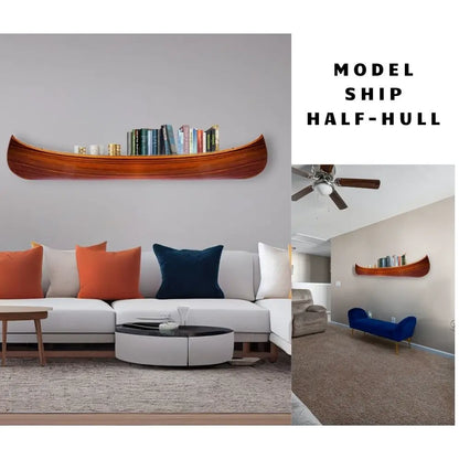 Display Half Canoe 9 ft