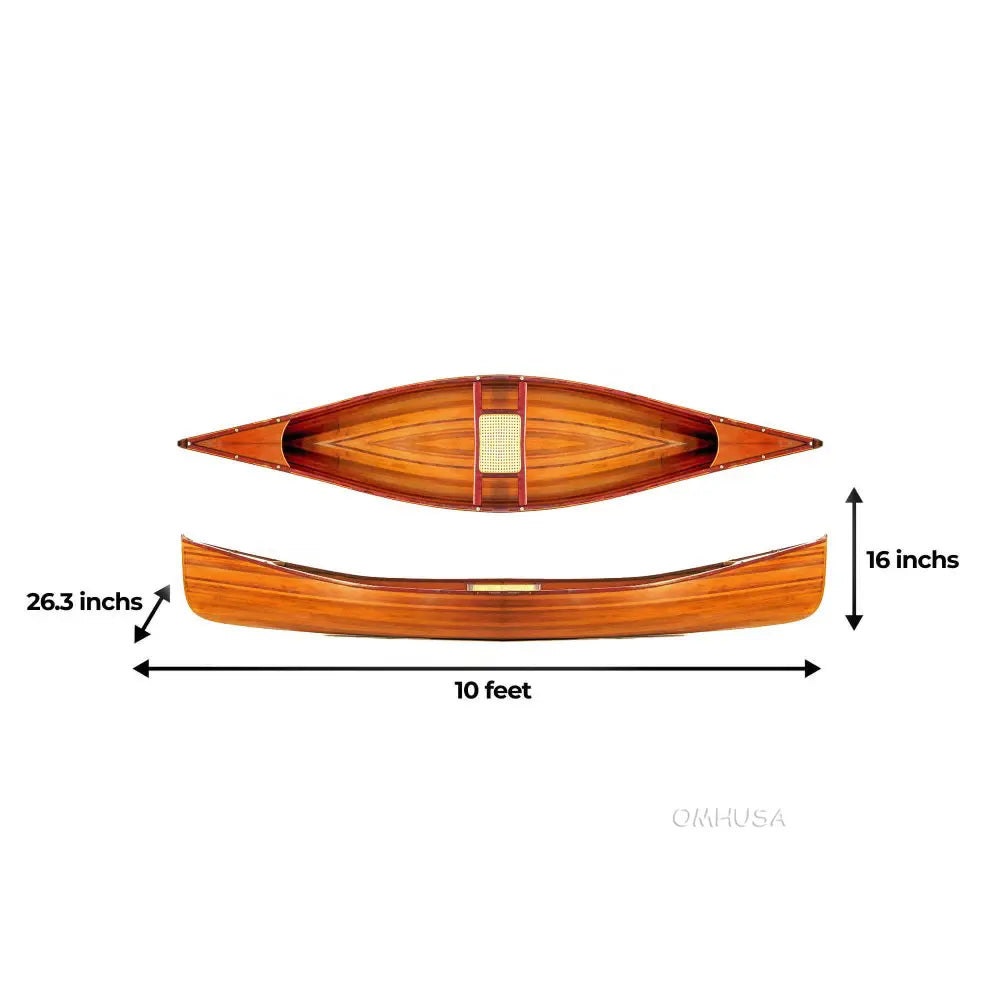 Wooden Canoe 10 ft