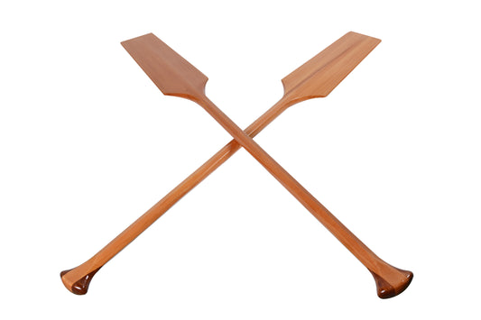 K008 - Wooden Canoe Paddle Set of 2