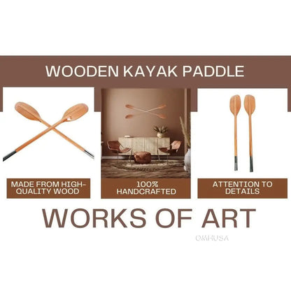 Wooden Kayak Paddle