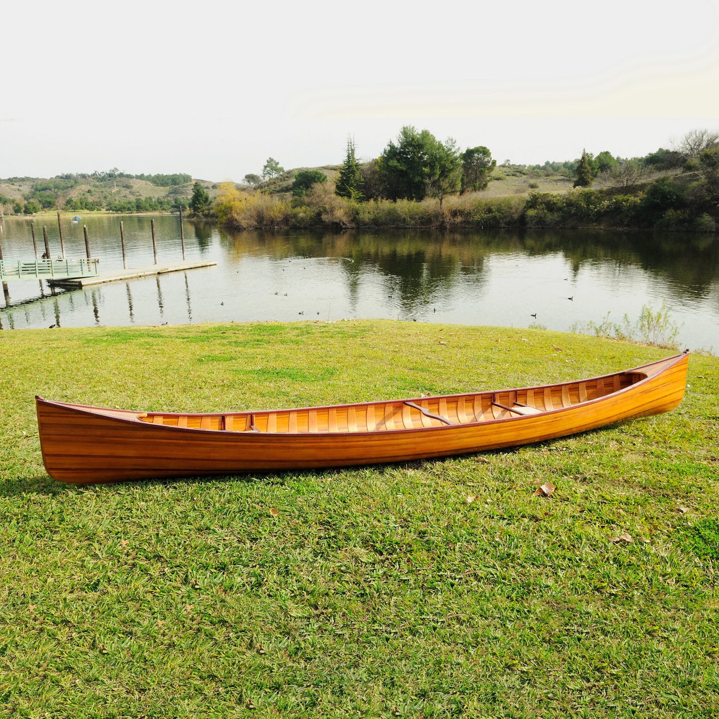 Omurgalı Ahşap Kano 5.48 m
