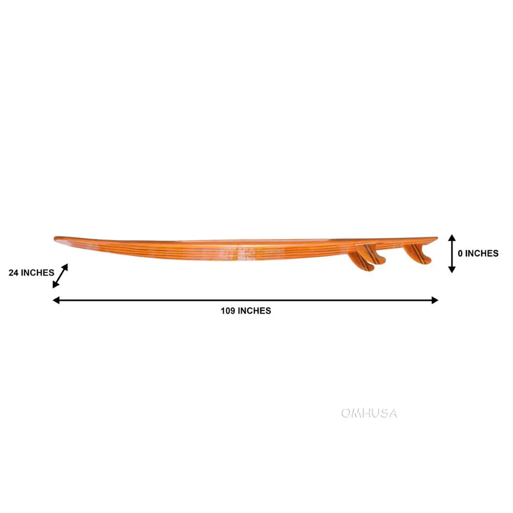 Long Board Wooden Surfboard