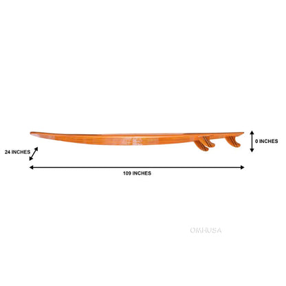 Long Board Wooden Surfboard
