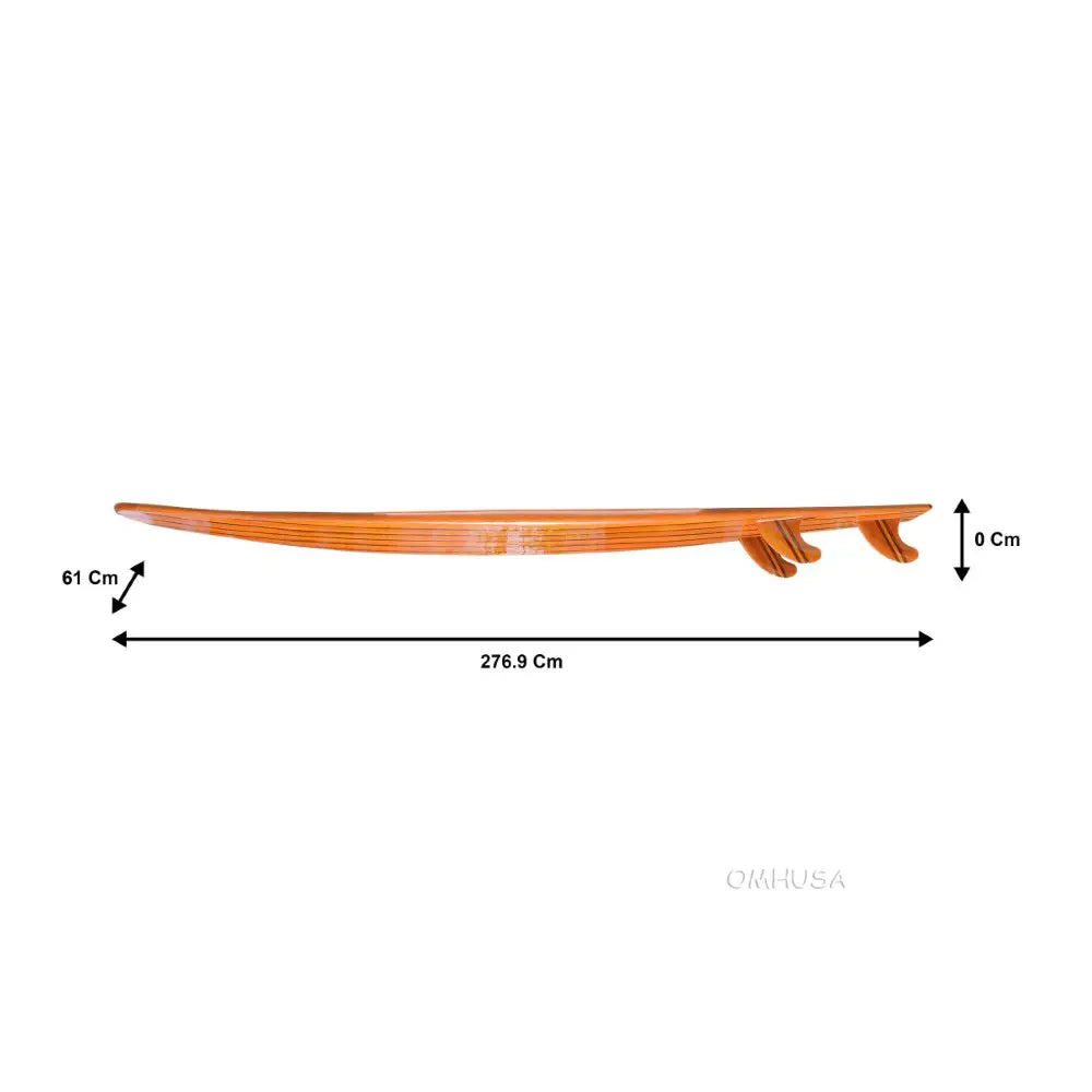 Long Board Wooden Surfboard