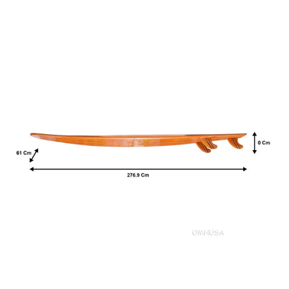 Long Board Wooden Surfboard