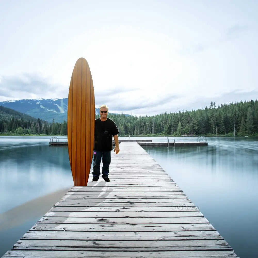 Long Board Wooden Surfboard