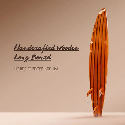 Long Board Wooden Surfboard