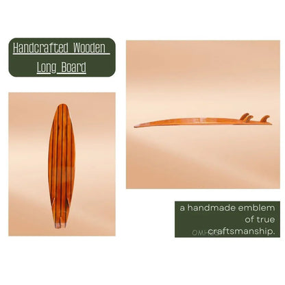 Long Board Wooden Surfboard