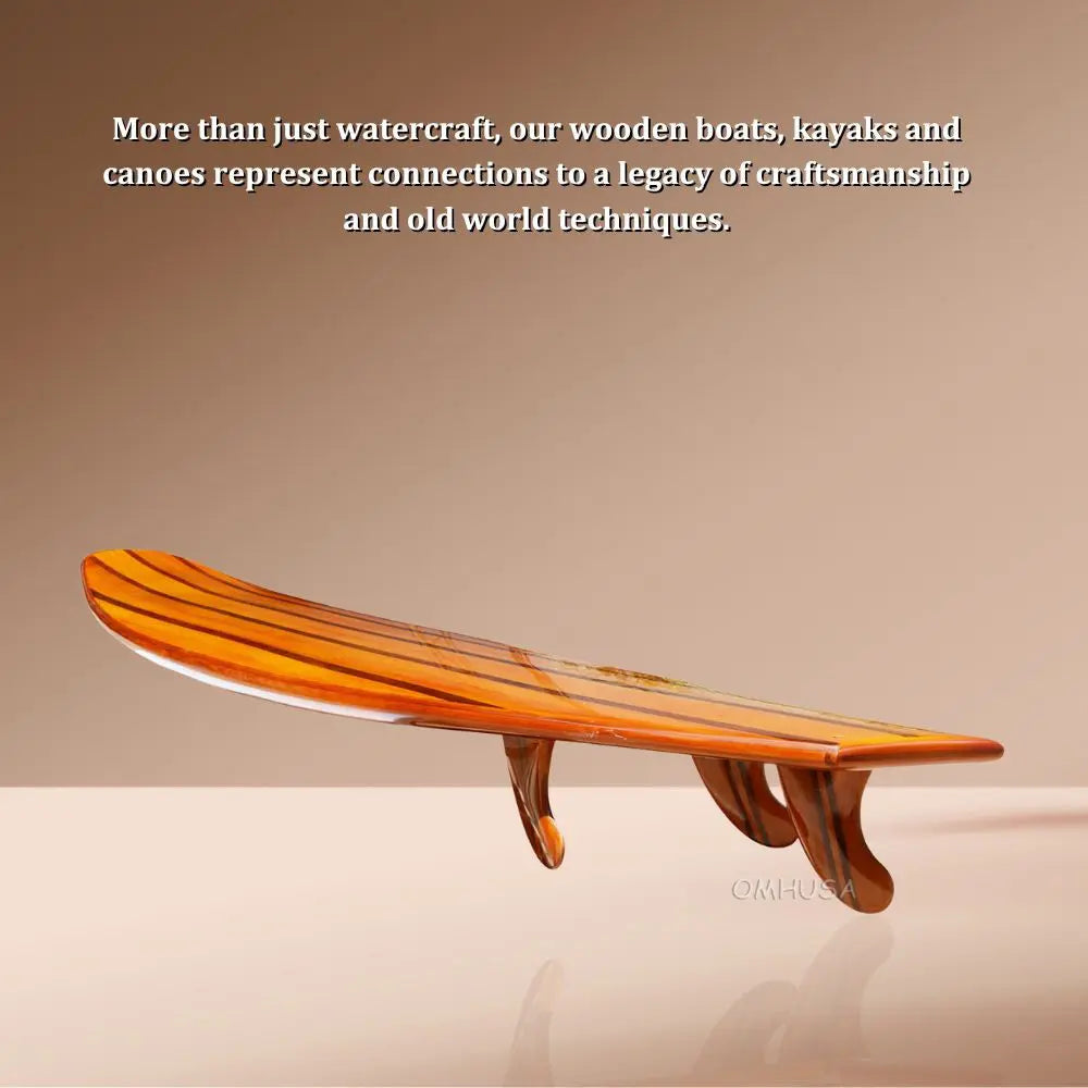 Long Board Wooden Surfboard