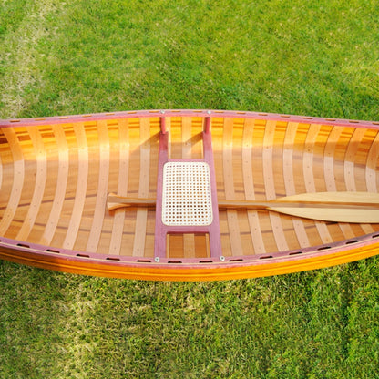 Wooden Canoe With Ribs Curved bow 10 ft Display-Only