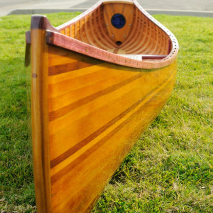 Wooden Canoe With Ribs Curved bow 10 ft Display-Only