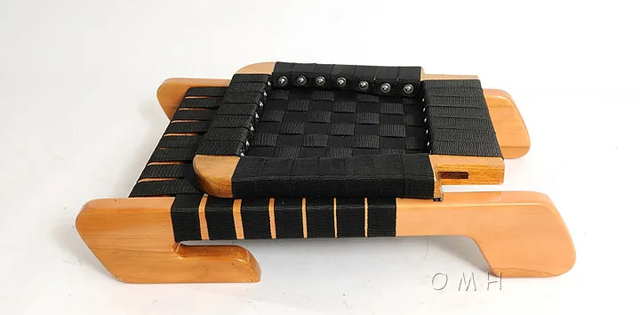 Wooden Canoe Fabric Seat with back support