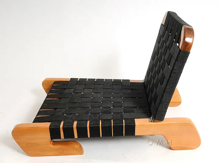 Wooden Canoe Fabric Seat with back support