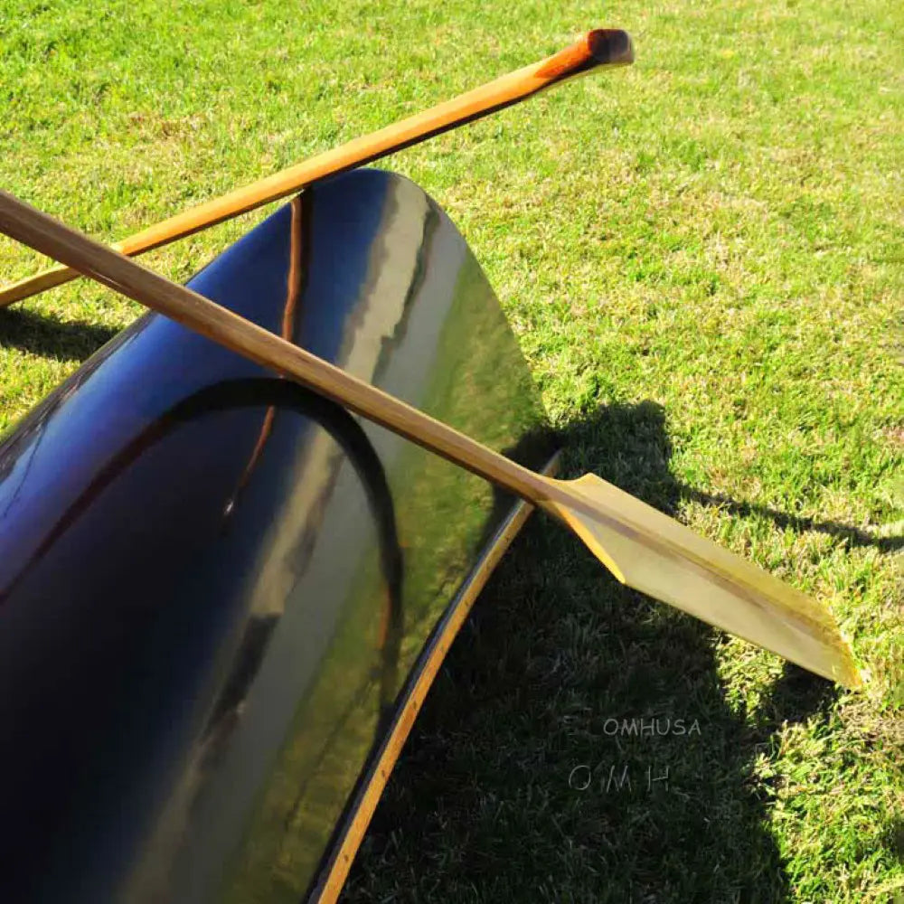 Wooden Canoe Dark Stained Finish 18 ft