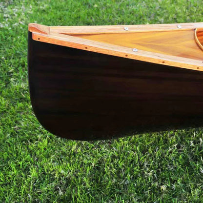 Wooden Canoe Dark Stained Finish 18 ft