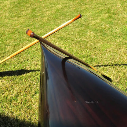Wooden Canoe Dark Stained Finish 18 ft