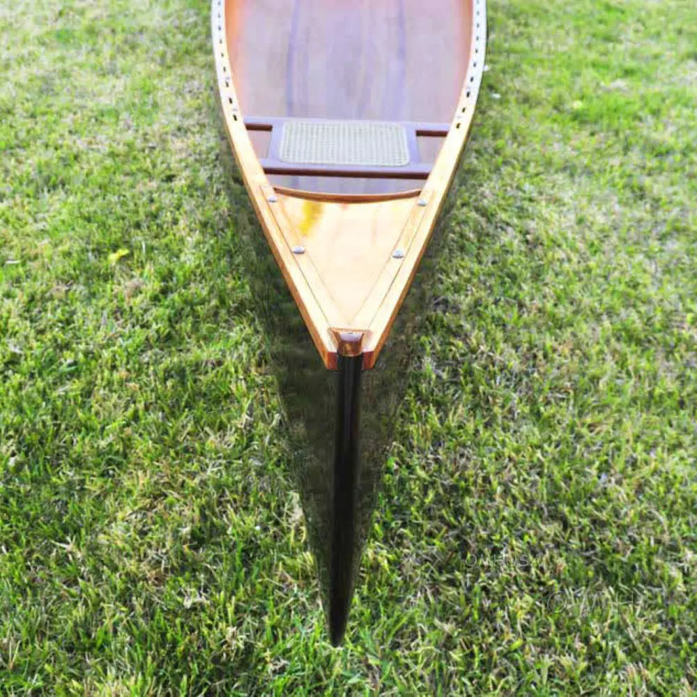 Wooden Canoe Dark Stained Finish 18 ft
