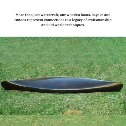 Wooden Canoe Dark Stained Finish 18 ft