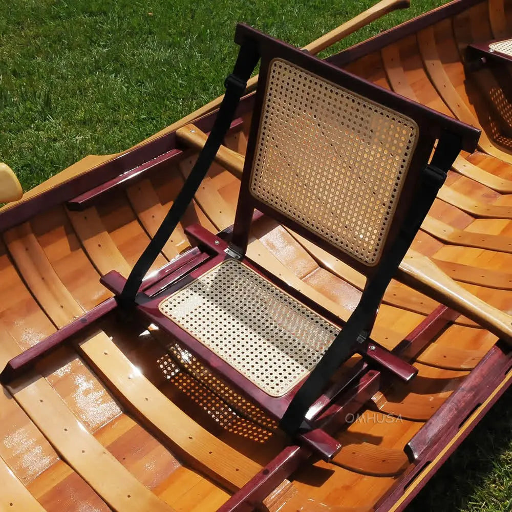 Traditional Wooden Canoe With Ribs