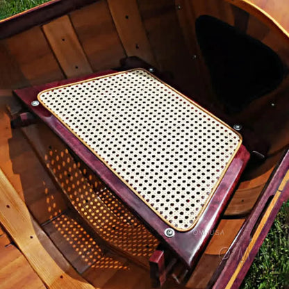 Traditional Wooden Canoe With Ribs