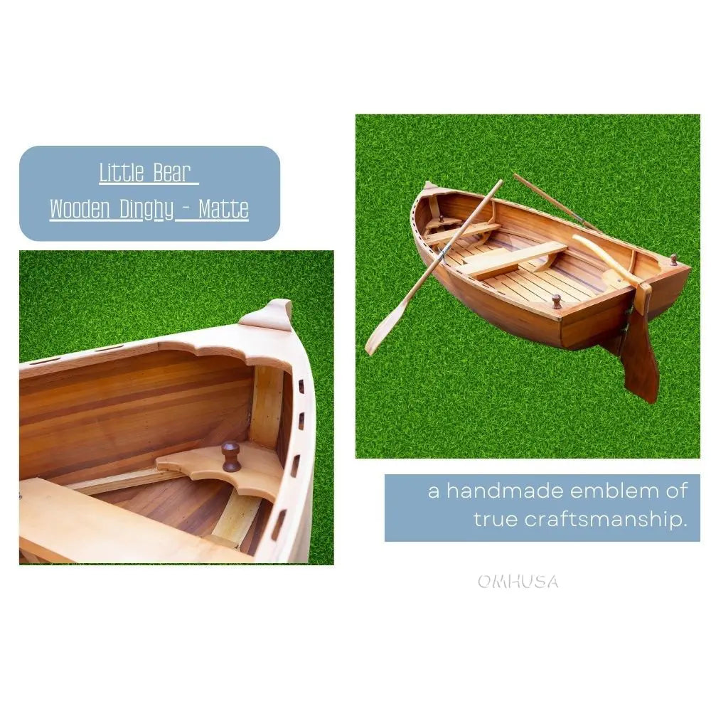 Little Bear Wooden Dinghy Matte Finish