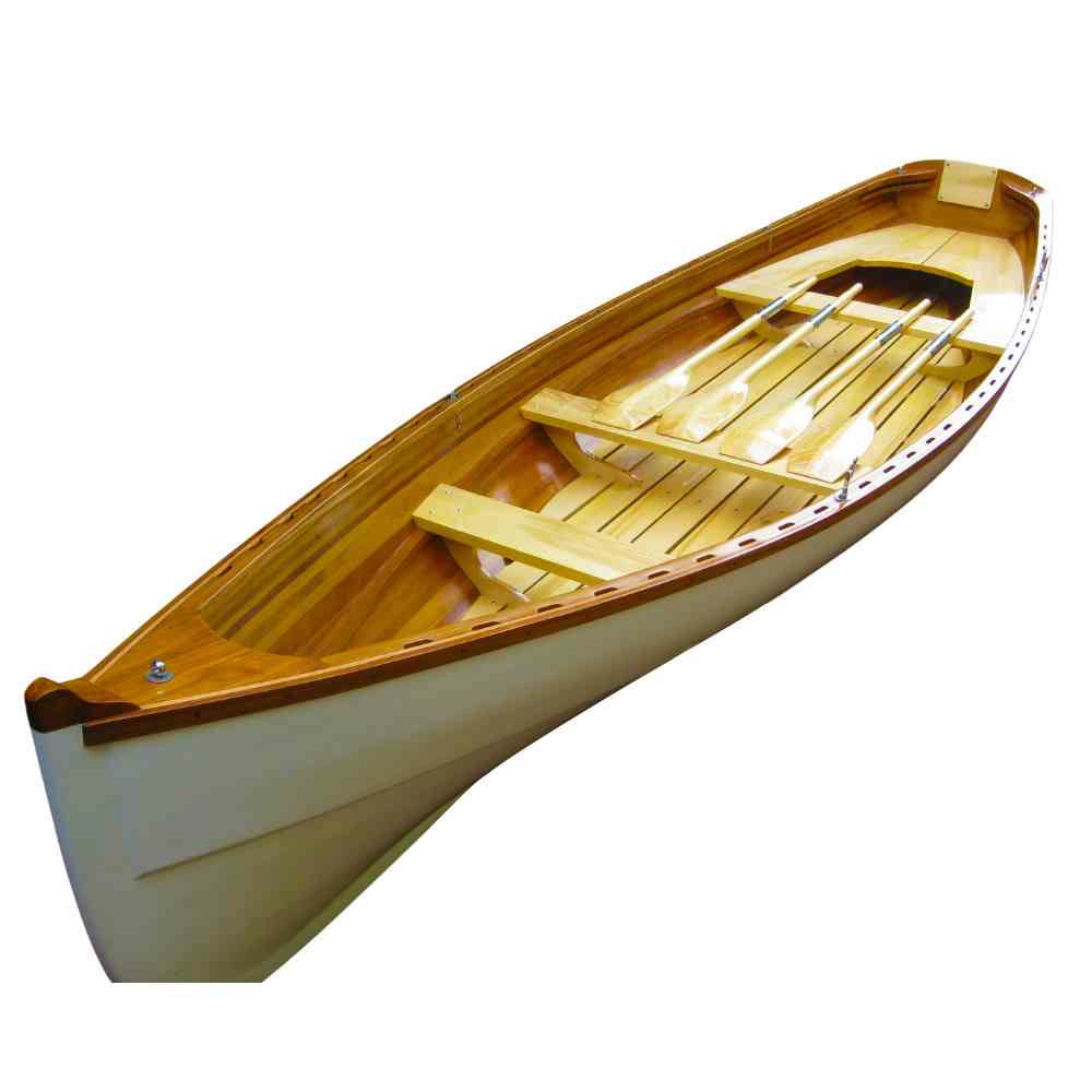 Wooden Whitehall Rowboat with Gelcoat Reinforcement 17ft