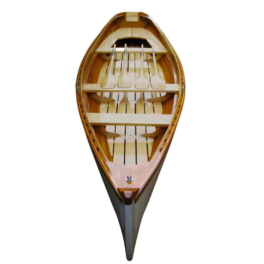 Wooden Whitehall Rowboat with Gelcoat Reinforcement 17ft