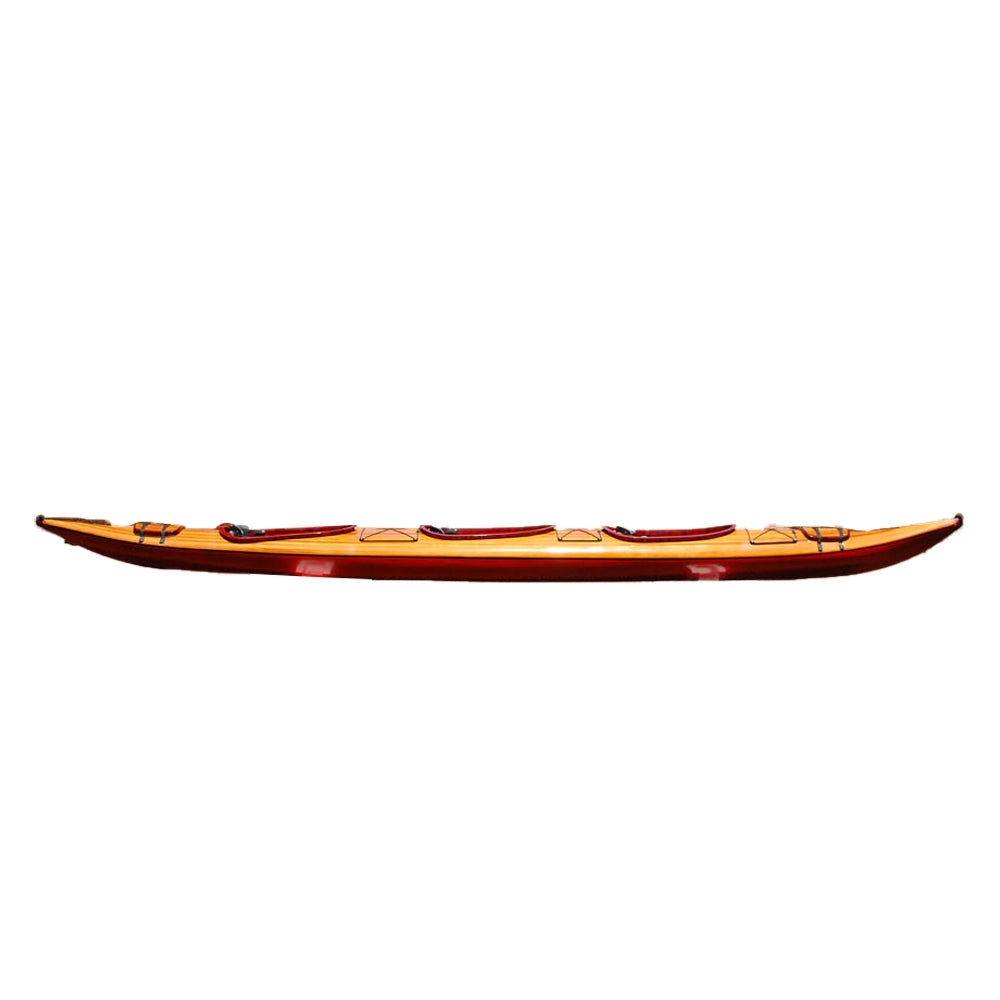 Triple Three-Person 3-Seater Family Wooden Kayak 20ft