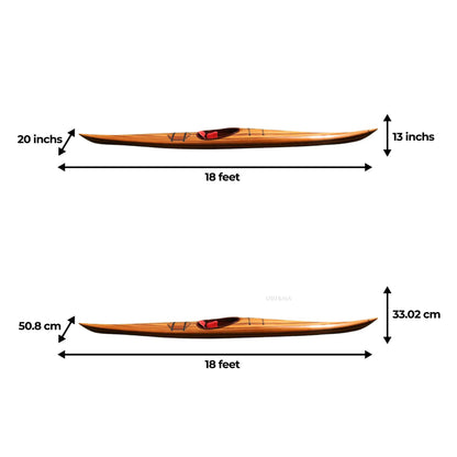 Hudson Wooden Kayak 18