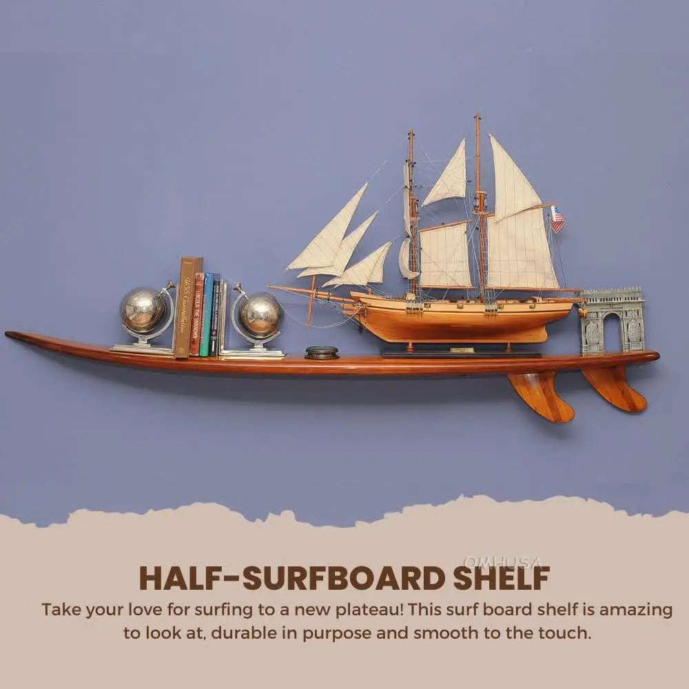 Half-Surfboard Shelf