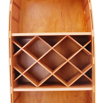 Canoe Wine Shelf New 5ft Tall